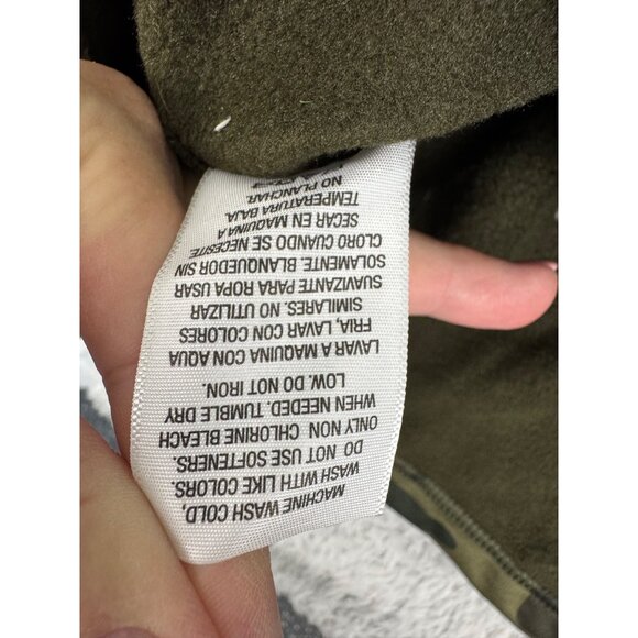 Russell Athletic Camo Quarter Zip Performance Pullover Mens L Outdoor Activewear - Picture 7 of 9